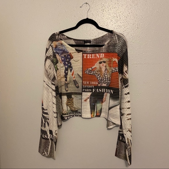 Fashion cropped long sleeve - Picture 1 of 2